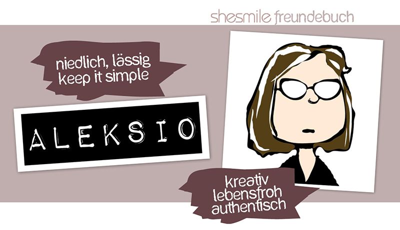 Freundebuch-Eintrag: Alexandra Krchov von ALEKSIO