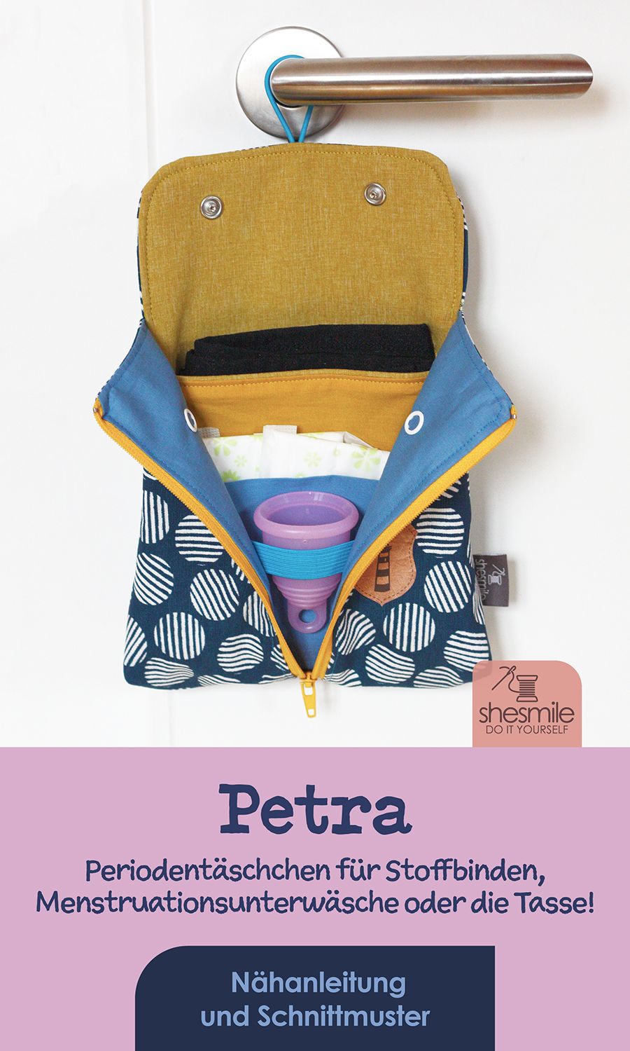Periodentäschchen "Petra" (Nähanleitung & Schnittmuster)