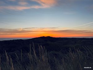 Am Strand bei Sonnenaufgang auf Juist