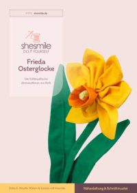 Nähe deine Narzisse aus Stoff und erhalte 5€ Shop-Guthaben für dein fertiges Nähbeispiel.