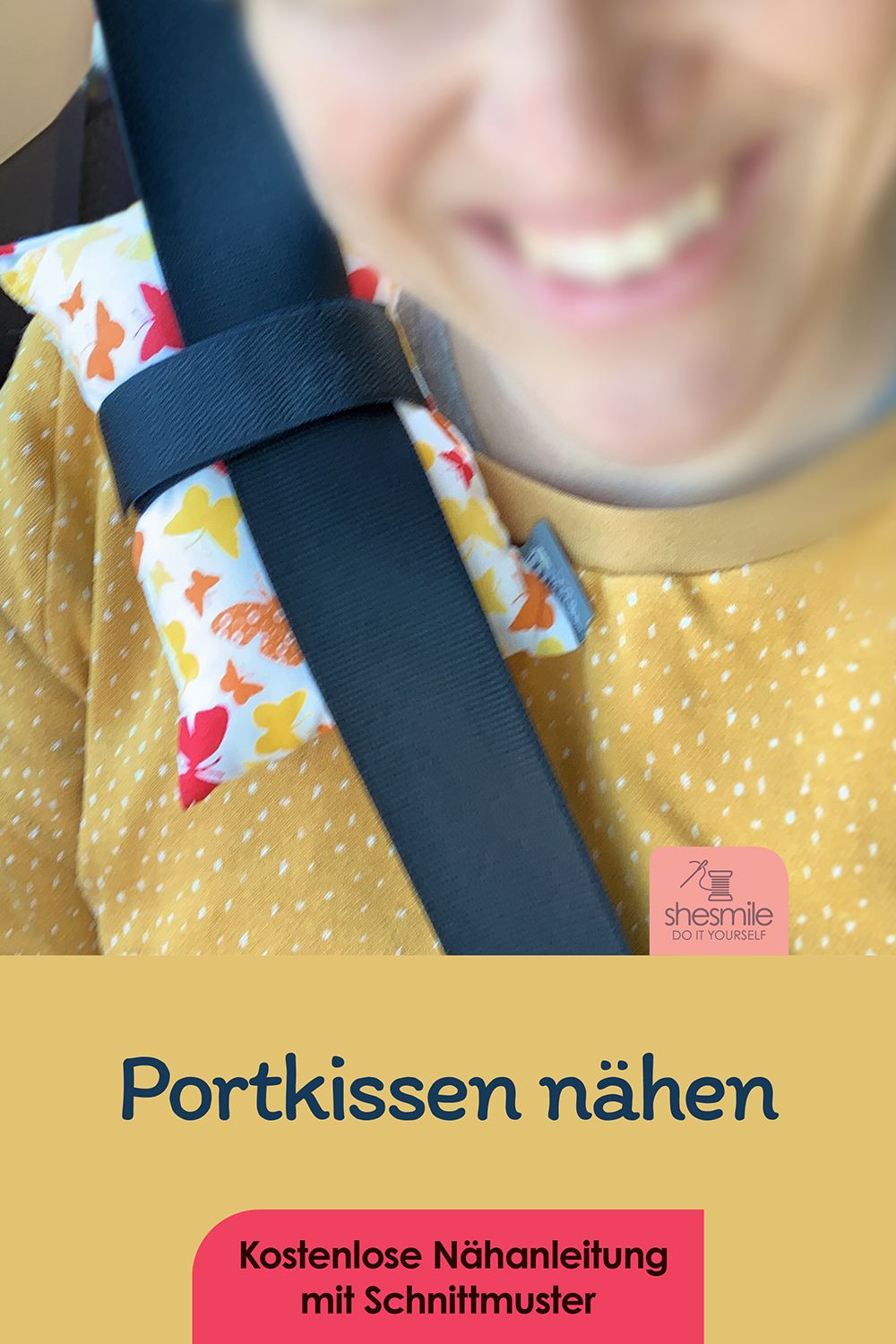 Portkissen (Kostenlose Nähanleitung & Schnittmuster für 2 Größen)