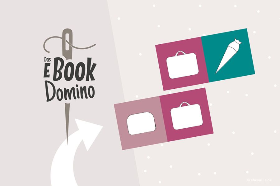24 Schnittmuster Designerinnen nähen von und für 24 Schnittmuster Designerinnen! Vom 8. Juni bis 1. Juli beim großen Domino von Die Ebookmacher. Mit shesmile!