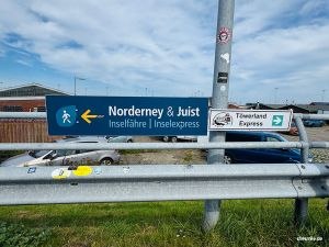 Auf dem Weg zur Insefähre