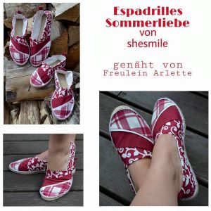 Espadrilles "Sommerliebe" (Kostenlose Nähanleitung mit Schnittmuster)
