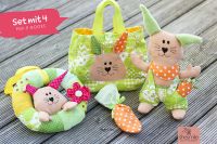 Türkranz, Kuscheltier, Karotten-Säckchen und Kindertasche.