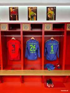 Spielerkabinen FC Bayern München
