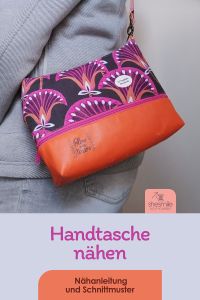 Handtasche ZipKram - Nähanleitung und Schnittmuster von shesmile