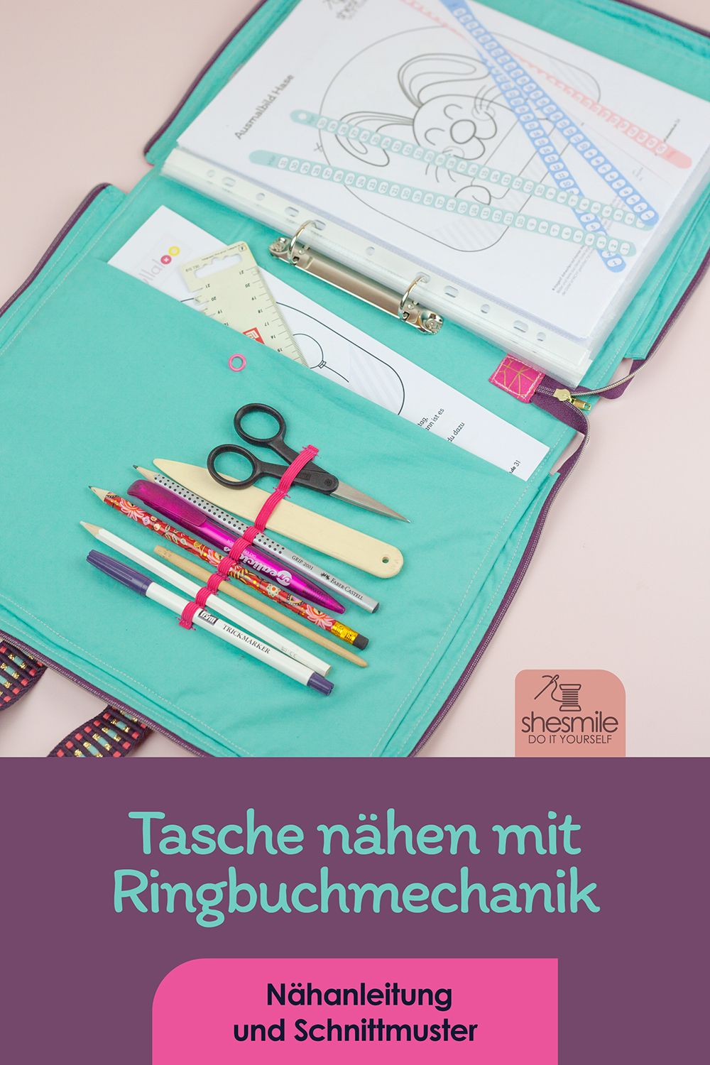 Eine Ordnertasche Orelie für meine liebsten Schnittmuster