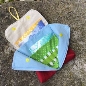 Täschchen Petra genäht von Ana @anabartholmehandmade - Schnittmuster und Nähanleitung von shesmile DIY