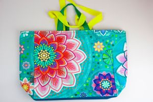 Eine neue Verkleidung für die alte Einkaufstasche nähen (Upcycling-Nähprojekt)
