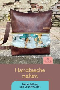 Handtasche ZipKram - Nähanleitung und Schnittmuster von shesmile