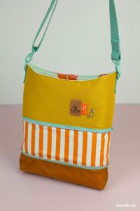 Handtasche ZipKram - Nähanleitung und Schnittmuster von shesmile DIY