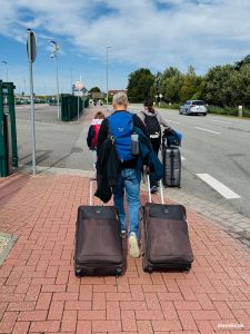 Auf dem Weg zur Insefähre
