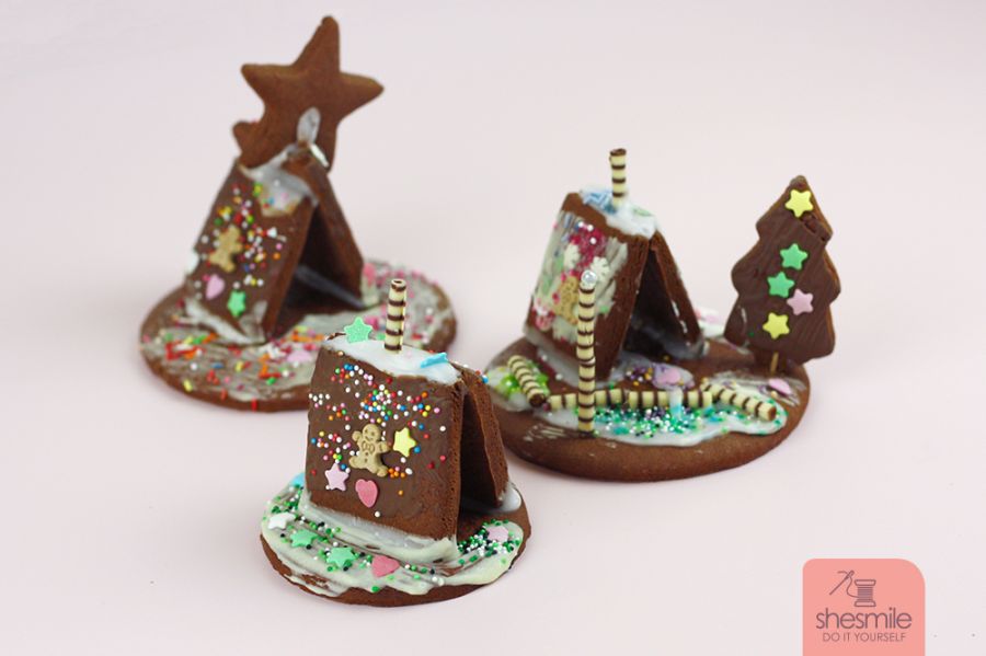 ... auch super lecker als Lebkuchenherzen zum Oktoberfest. Unser Lieblingsrezept für Lebkuchenhäuser. Backen mit Kindern im Advent. Einfach. Kreativ. shesmile