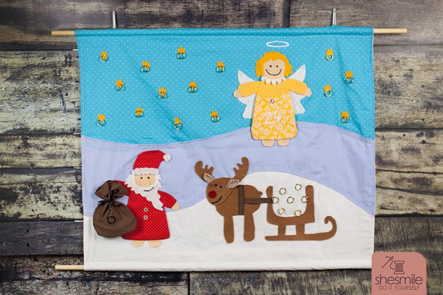 Adventskalender "Nikolaus und seine Freunde" (Nähanleitung & Schnittmuster)