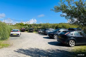 Privatparkplatz, 250m vom Haus entfernt