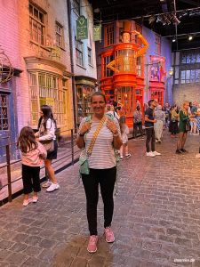Winkelgasse in den Warner Bros. Studio Tour in London