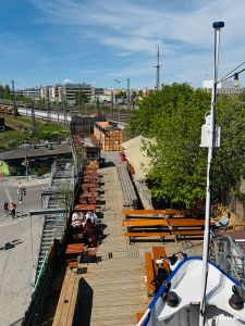 Blick von der Alte Uttig zum Bahnwärter Thiel