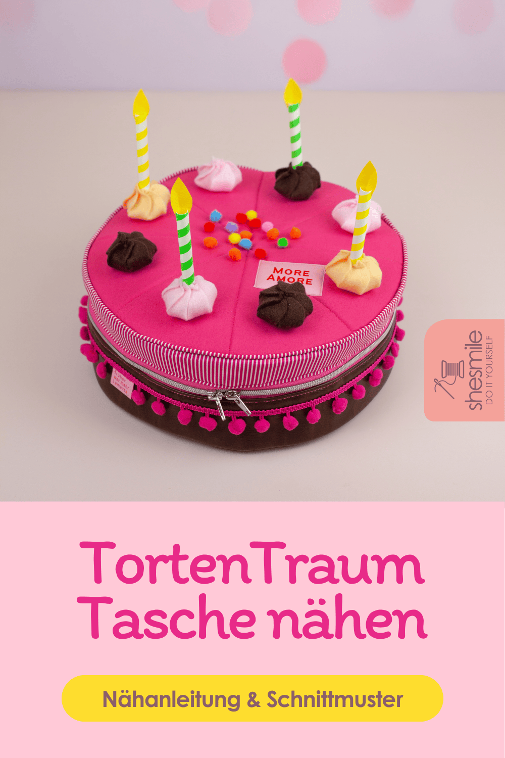 TortenTraum - Eine Torte als Tasche für meine Lieblingsstreusel nähen