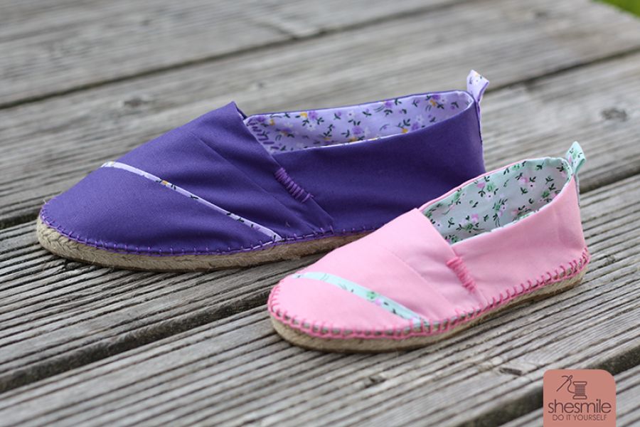 Espadrilles "Sommerliebe" (Nähanleitung & Schnittmuster)