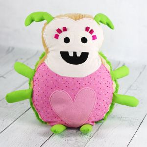 Käferkissen Hildergard (Nähanleitung und Schnittmuster von shesmile DIY)