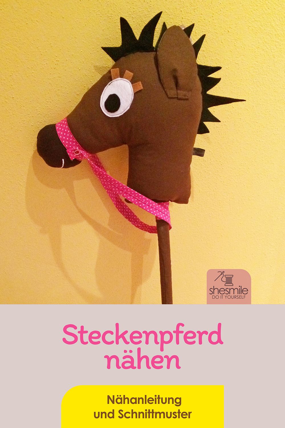 Steckenpferd "Sunny" (Nähanleitung & Schnittmuster)