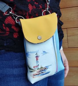 Handytasche Smartkram genäht von Ramona @herzensfrech - Nähanleitung und Schnittmuster von shesmile DIY