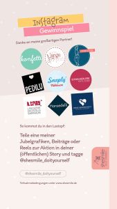 Instagram-Gewinnspiel: Teile die Aktion in deiner Story