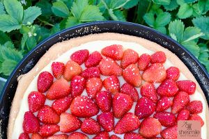 Erdbeerkuchen mit Vanillepudding (Mein Lieblingsrezept)