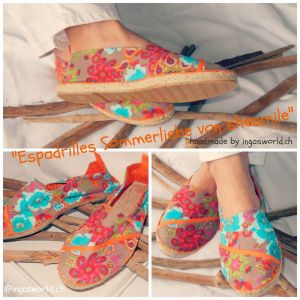 Espadrilles "Sommerliebe" (Kostenlose Nähanleitung mit Schnittmuster)