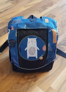 Rucksack KlapPack genäht von Jennifer Tepel @j.e.n.j.e.n89 - Schnittmuster und Nähanleitung von shesmile DIY