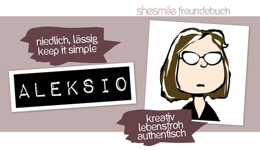 Freundebuch-Eintrag: Alexandra Krchov von ALEKSIO