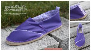Espadrilles "Sommerliebe" (Kostenlose Nähanleitung mit Schnittmuster)