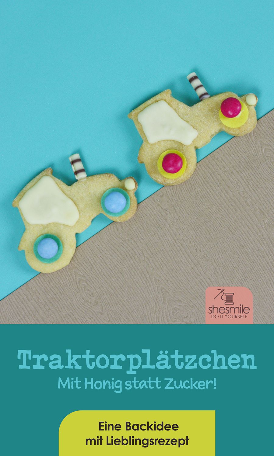 Traktor-Plätzchen und Rüblikuchen zum 2. Geburtstag backen (Backidee mit Lieblingsrezept)