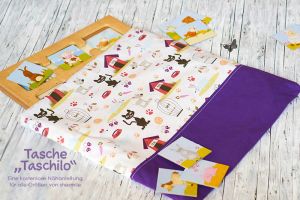 Stofftasche Taschilo, eine kostenlose Nähanleitung von shesmile DIY.