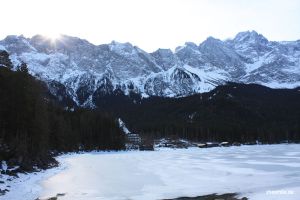 Eibsee im Winter, Februar 2010