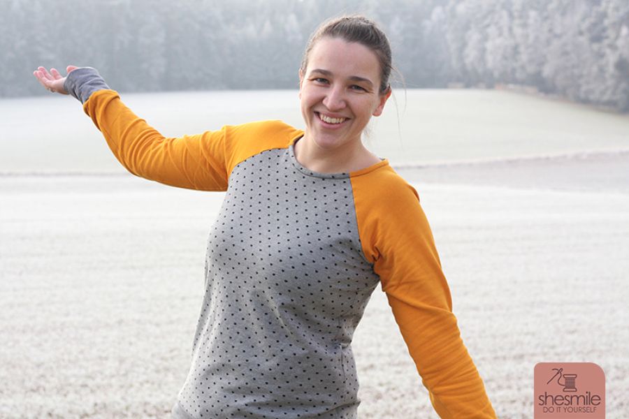 Ein Wohlfühl-KANGA für mich oder auch "Neuer Lieblingspulli an unfotogener Lisse in frostiger Winterlandschaft" (Nähanleitung und Schnittmuster von Jolijou)
