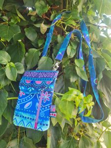 Handytasche Smartkram genäht von Susanne @lilawoelkchenswelt - Schnittmuster und Nähanleitung von shesmile DIY