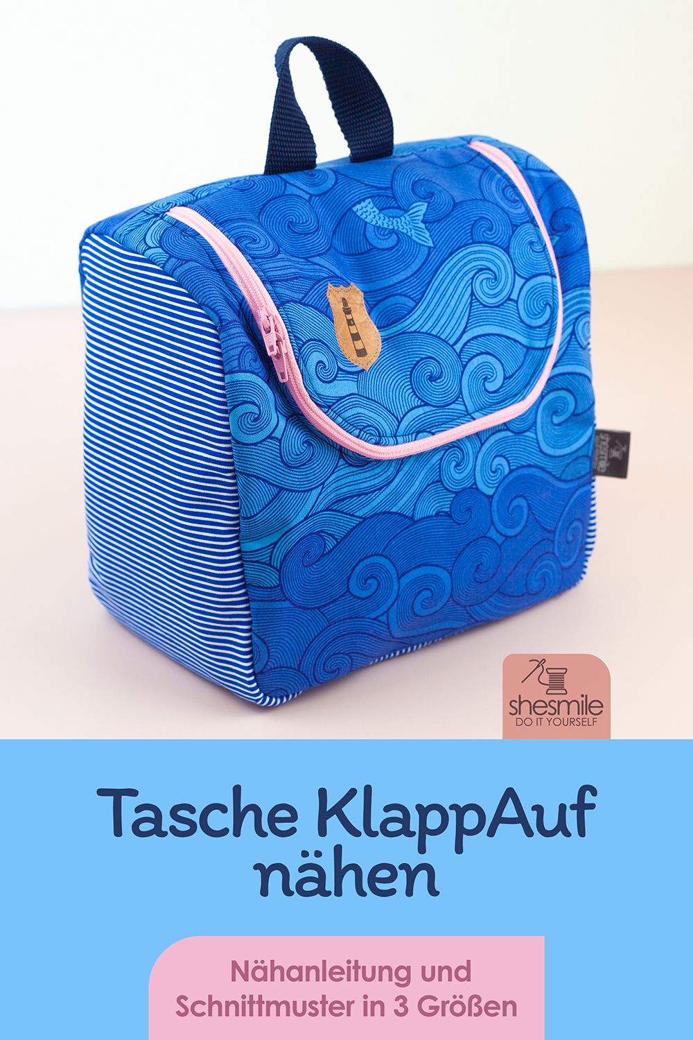 Tasche "KlappAuf" (Nähanleitung und Schnittmuster)