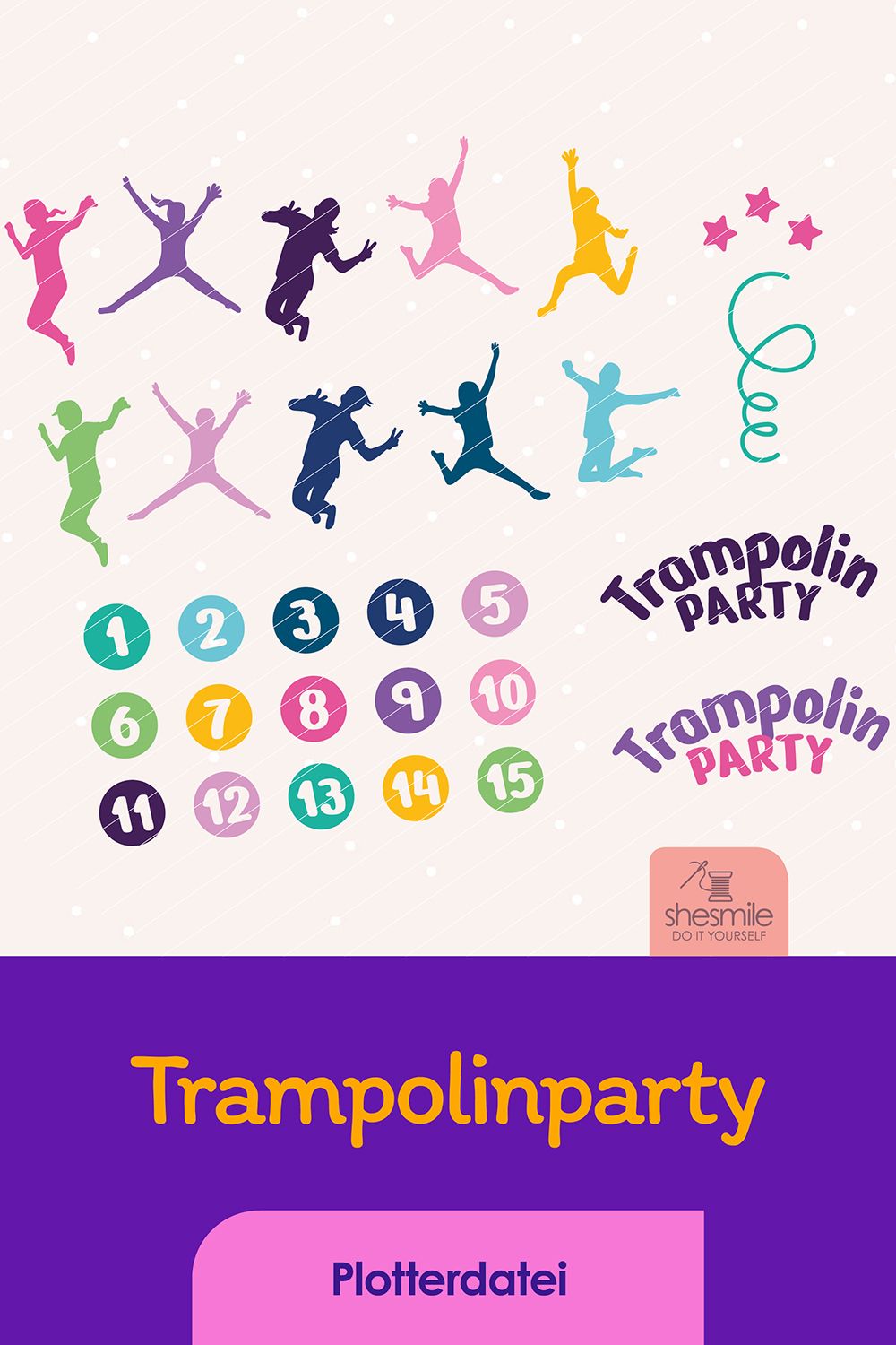 Trampolinparty (Plotterdatei)