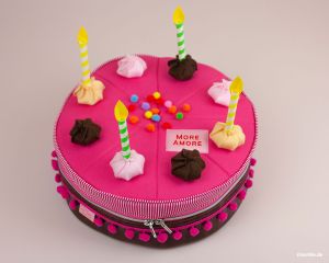 TortenTraum - Eine Torte als Tasche für meine Lieblingsstreusel nähen