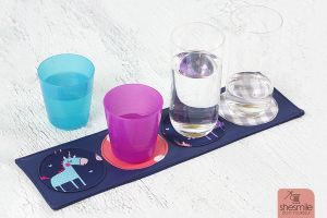 Glasuntersetzer Lieblingsplatz (Nähanleitung und Schnittmuster von shesmile)