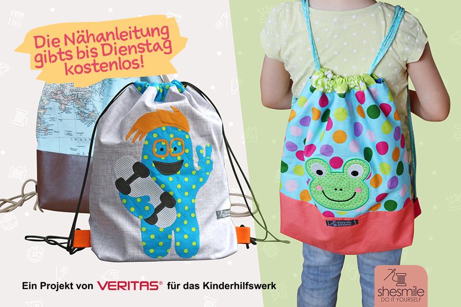 1000 Turnbeutel für arme Kinder in Deutschland (Eine Spendenaktion von Veritas und dem Kinderhilfswerk)