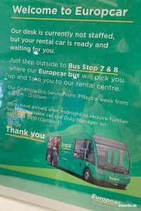 Vom Flughafen LHR mit dem Bus zu Europcar