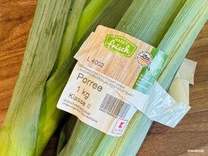 Wichtig: Lauch tarnt sich im Supermarkt als Porree!