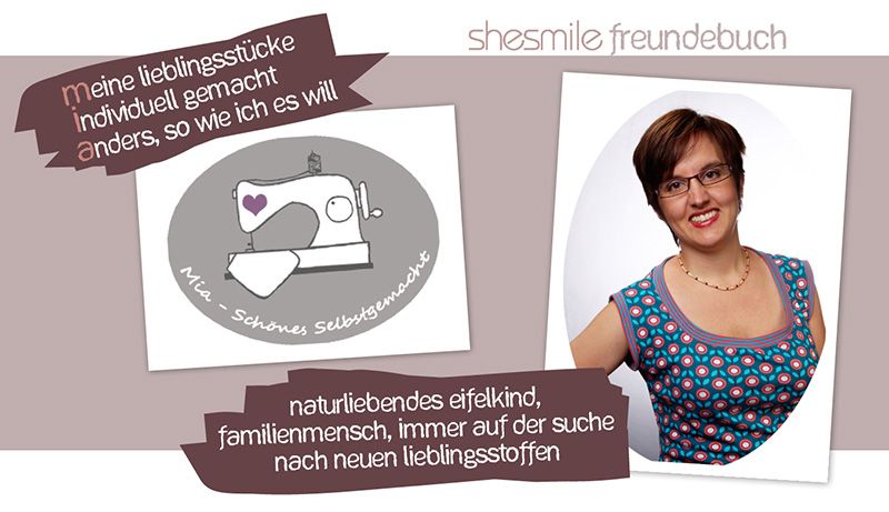 Freundebuch-Eintrag: Anne Steffen von Mia - Schönes Selbstgemacht