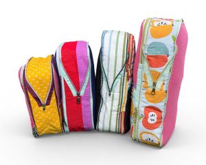 Packwürfel ZipKram, Schnittmuster in 4 Größen von shesmile DIY