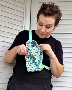 Designnähen zum Schnittmuster der Handytasche Smartkram