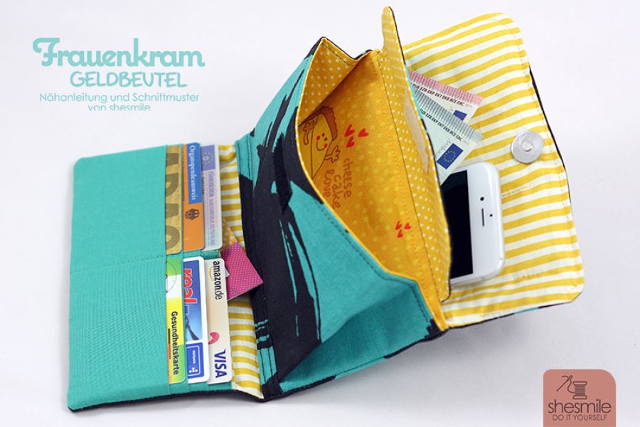 Ein Geldbeutel "Frauenkram" aus ANVÄNDBAR von IKEA