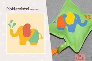 Elefant "Nelefant" (Plotterdatei)